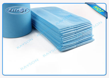 Spunbond PP Disposable Bed Sheet / Medical Bed Cover For Hospital And Beauty Salon Use