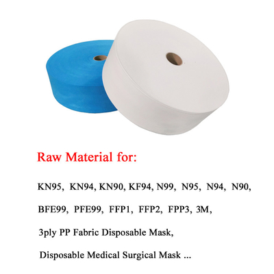 Spunbond Medical Non Woven Fabric In Roll Waterproof Medical Disposable Mask Fabric